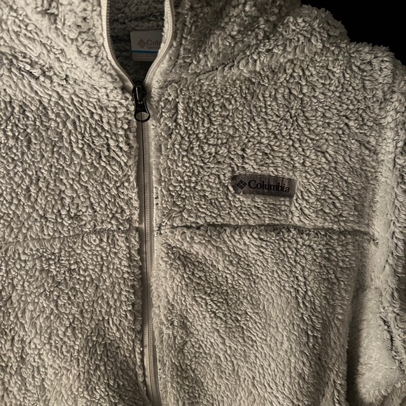 Columbia Women's Winter Pass Sherpa Full Zip Jacket-Large (Chalk) - Picture 3 of 9